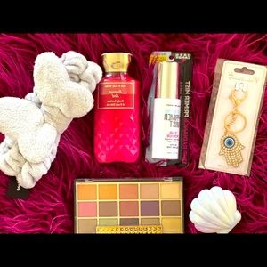 Headband, bath and body behond lotion makeup ect